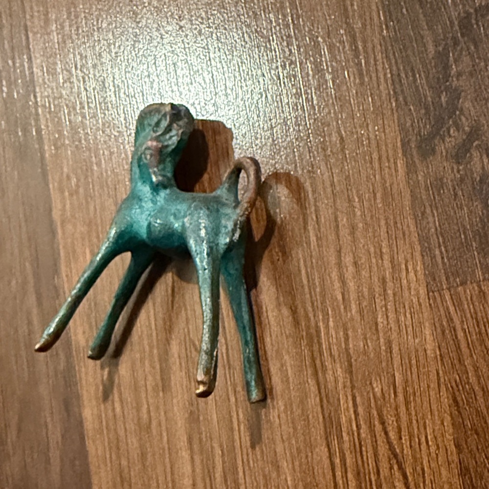 Vintage Metal Horse Figurine - Picture 4 of 6
